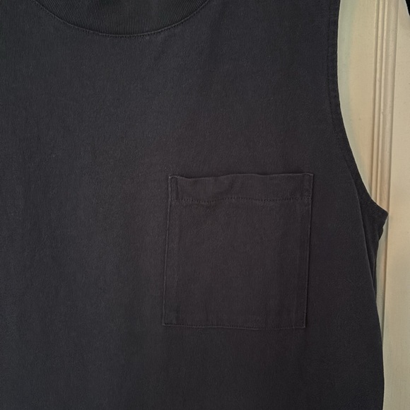 EVERLANE Sleeveless cotton t shirt dress with slit on one side - Picture 2 of 7